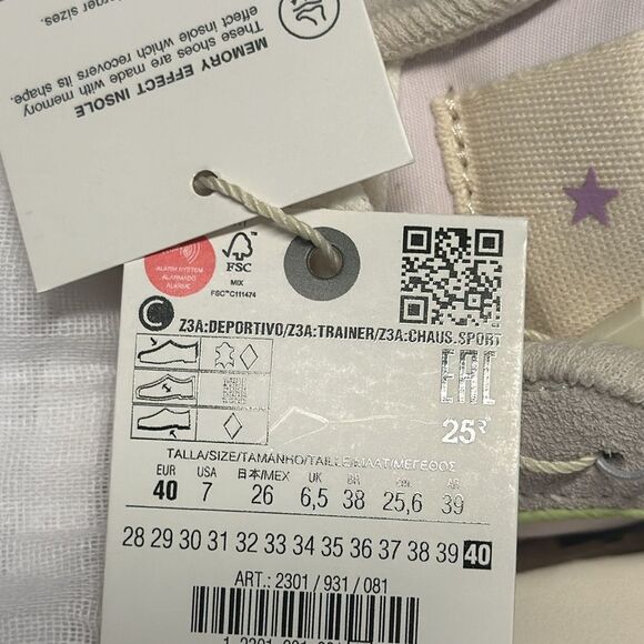 ZARA Kids | Ecru | MULTIPIECE SNEAKERS - Picture 6 of 7